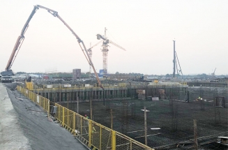 在雨季做好商品砼的防護措施